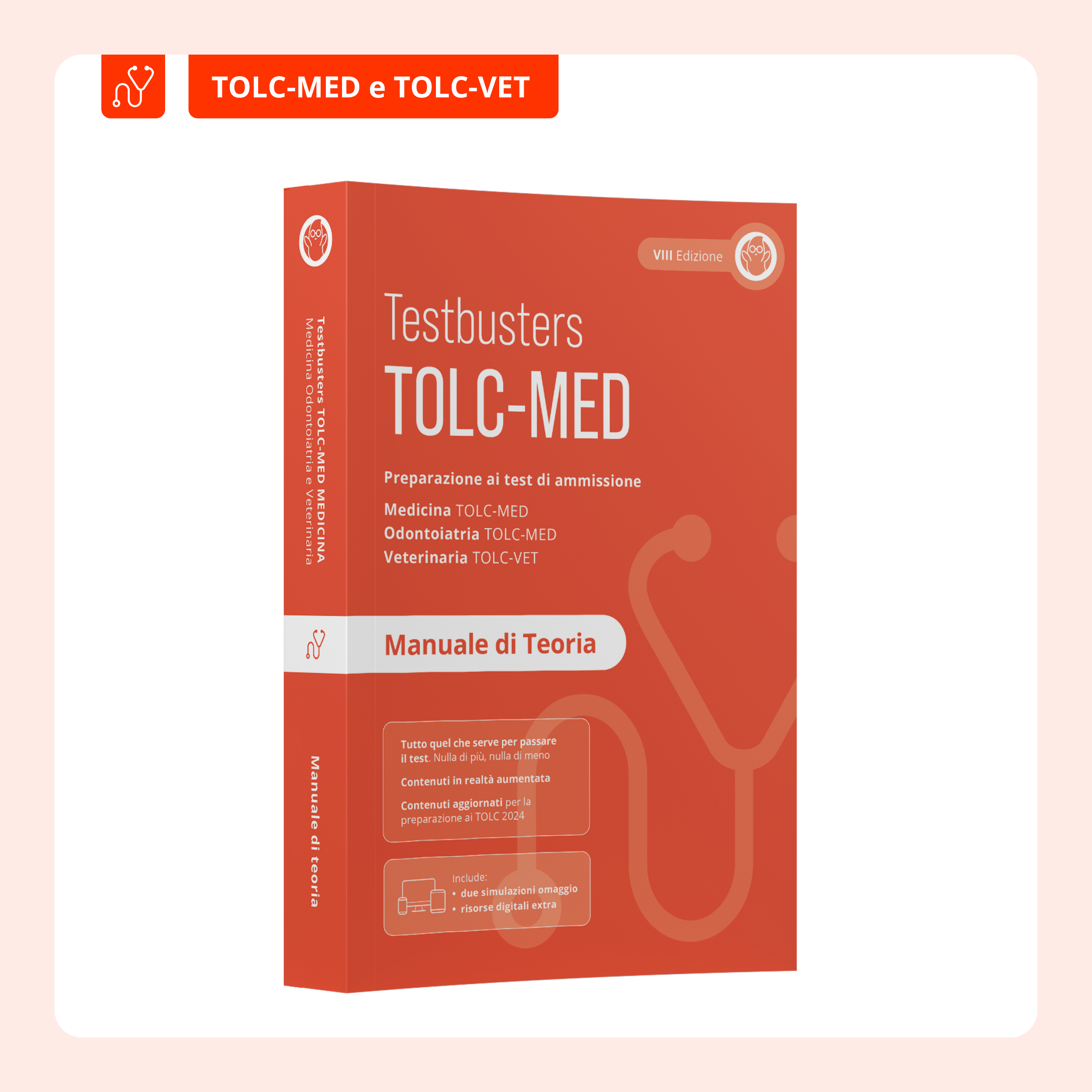 Testbusters TOLC MED Test Medicina 2024/2025 - Manuale di Teoria. Con  espansioni online : : Libri